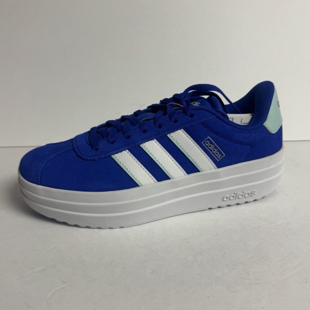 adidas Womens VL Court Bold Sneaker Purple/Blue Size 6.5 M
